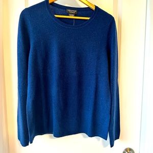 Lord & Taylor Royal blue Cashmere sweater, size XL